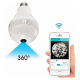 Camera Ip Seguraca Lampada Vr 360
