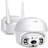 Câmera Ip Speed Dome A6 Icsee Full Hd 1080p Ptz Wifi Ip66 Prova D água Infravermelho Externa Wifi Hd 2 Antenas