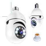 Camera Lampada 360 Espia Wifi Camera Segurança Ip Full Hd