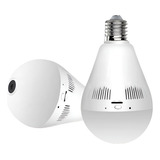 Câmera Lâmpada Segurança Espiã Ip Led 360 1280 X 960p