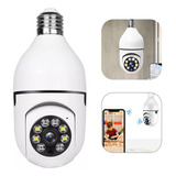 Camera Lampada Wifi Icsee Giratoria 360 Full Hd Noturna