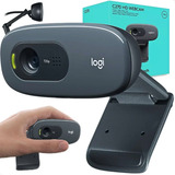 Camera Logitech Webcam Hd C270 Com Microfone Embutido Full