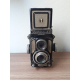 Câmera Máquina Fotográfica Yashica 44 Antiguidade