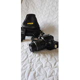 Câmera Nikon D3200 Lente 18 55 2 Baterias Tripé Card