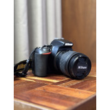 Câmera Nikon Dslr D3500 Lente 18 55mm Bolsa Transporte