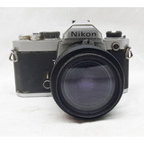 Camera Nikon Fm Prata