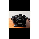 Câmera Nikon Vintage F501 Af Com Lente 35 70 Funcionando