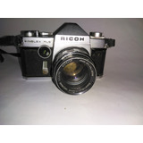 Câmera Ricoh Singlex Tls C/lente Pentax Smc Takumar 50mm 1.4