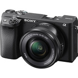 Câmera Sony Alpha A6400 16 50mm Oss Kit Mirrorless Cor Preto