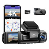 Câmera Veicular Azdome M550 3 Câmeras Uber 99 Cartão 64gb