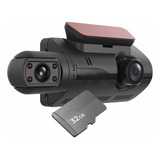 Câmera Veicular Dashcam Carro D26 Full Hd Microfone 32gb