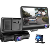 Câmera Veicular Interna Frontal Ré Segurança Carro Dvr 1080p