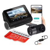 Câmera Veicular Xiaomi 70mai A800s Completa Memoria Cabo