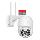 Câmera Visão Noturna Wifi Yoosee A8 Cartão De Memoria 32gb