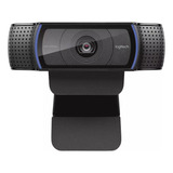 Câmera Web Logitech C920 Full Hd 30fps Cor Preto