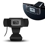 Câmera Webcam Full HD 1080P USB Com Microfone Notebook Computador
