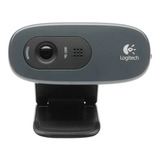 Câmera Webcam Logitech C270 Hd Com 3 Mp Widescreen 720p