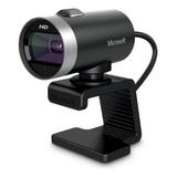 Câmera Webcam Microsoft Lifecam 6ch 00001 Hd 30fps Cor Preto