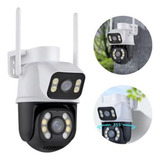 Câmera Wi fi Ptz Lente E Tela Dupla 360 5g Prova D Agua 6mp