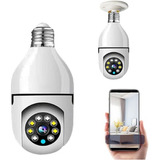 Camera Wifi Lampada Segurança Giratoria 360