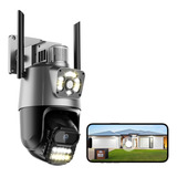 Cameras De Monitoramento Hd Lente Dupla 8x Zoom Vigilância