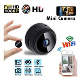 Câmeras De Segurança Mini Wifi Câmera Externa Micro Wifi Cor Preto