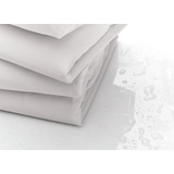 Camesa Impermeável Protetor De Colchão 190x140cm Casal Branco De Pvc