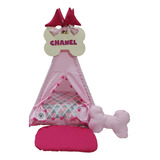 Caminha Cabana Toca Pet Cães E Gatos Tamanho Gg Rosa Pink