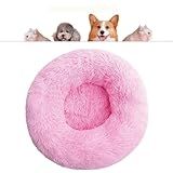 Caminha Nuvem Cama Pet Redonda Pelucia Para Cães Gatos DONUT TODA ACOLCHOADA FUNDO IMPERMEÁVEL ANTIDERRAPANTE Tam G MARROM 