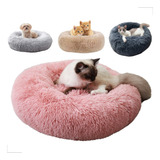 Caminha Nuvem Pet Redonda Cama Donut Para Cachorro Gato 60cm