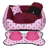 Caminha Pet Cama Cachorro Gato 60x60 M Edredom Dupla Face