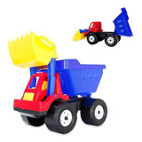 Caminhão Basculante Caçamba Pá Carregadeira Grande 52cm