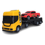 Caminhão Brinquedo C Carrinho Pick Up Carretinha Roda Livre