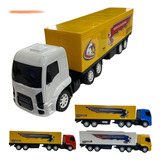 Caminhão Brinquedo Carreta Grande 45cm Container Cargo Ford