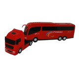 Caminhão Brinquedo Guincho Onibus 3eixo Trucado Qualificado