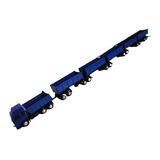 Caminhão Brinquedo Hexa Bitrem Caçamba Basculante Ñ Iveco