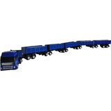 Caminhão Brinquedo Hexatrem Bitrem Caçamba Basculante Iveco