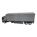 Caminhão Brinquedo Iveco Bau Truck Carga Seca Sider Abre Bau
