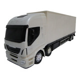 Caminhão Brinquedo Iveco Bitruck Bau Abre Portas Hiway Sider