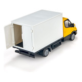 Caminhão Brinquedo Miniatura Iveco Daily Carroceria Bau 1 30