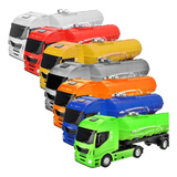 Caminhão Brinquedo Tanque Pipa Iveco Hi way Miniatura Kids