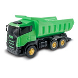 Caminhão Caçamba Basculante Brinquedo Grande Verde Nig