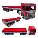 Caminhão Carreta Scania Baú Coca Cola 5 Eixos Brinquedo Madeira Plastico  90cm - P.A Brinquedos - Caminhões, Motos e Ônibus de Brinquedo - Magazine  Luiza