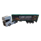 Caminhão Carreta Miniatura De Ferro Scania R730 Trucado 1 64