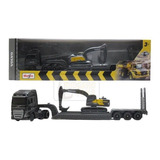 Caminhão Carreta Prancha Volvo Fh16 750 Trator 1 64 Maisto