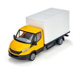 Caminhão Carroceria Miniatura Iveco Daily Carroceria Bau
