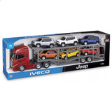 Caminhão Cegonheira Iveco Com 6 Jeep Renegade Carro Cegonha