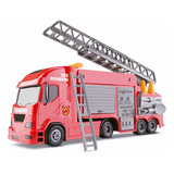 Caminhão Com Carreta Pollux 30 360 Bombeiro Silmar