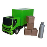 Caminhão Container Brinquedo Tector Iveco Meninos