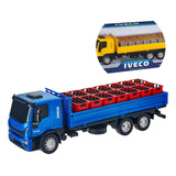 Caminhão De Bebida Brinquedo Iveco Tector Usual Entregador